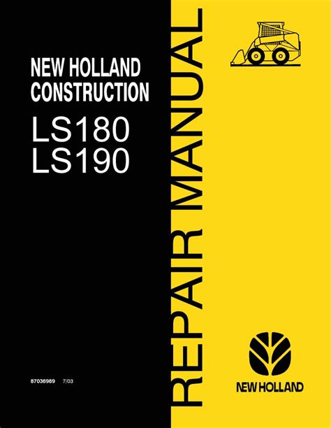 nh ls180 skid steer maintenance manuel|new holland ls180 specs.